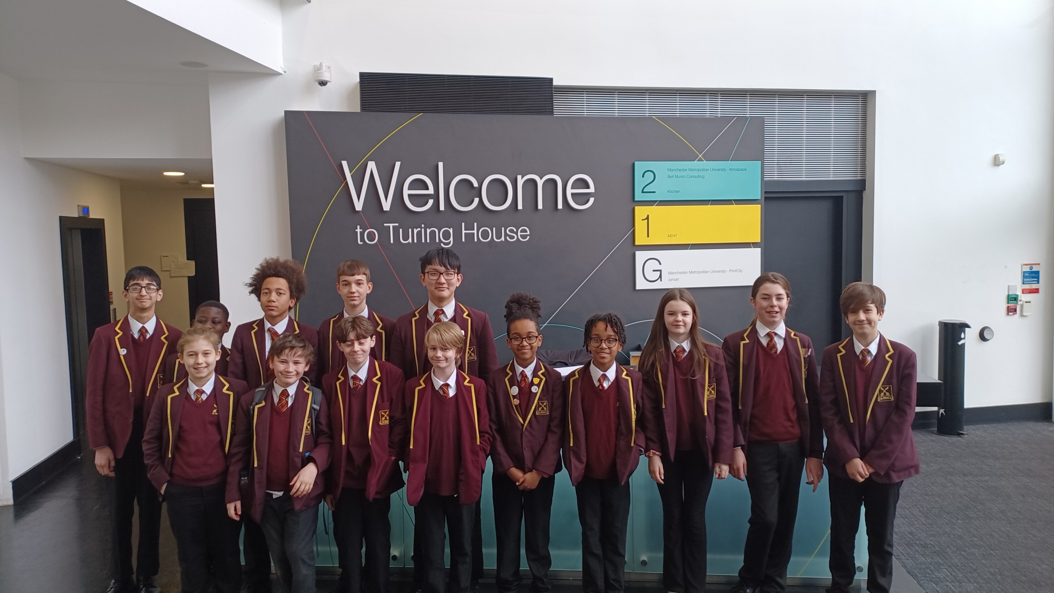 Visit from St. Peters RC High School, Manchester - The PrintCity Blog - Manchester Metropolitan University